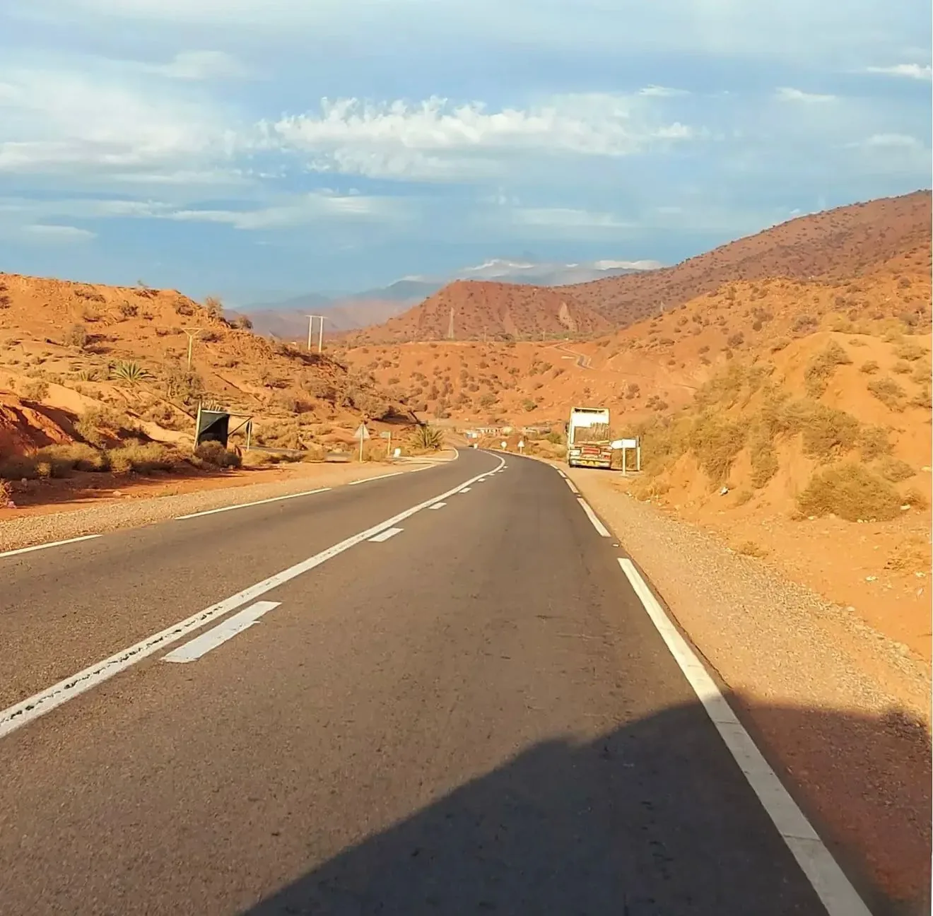 Strada panoramica nell'Anti-Atlante marocchino